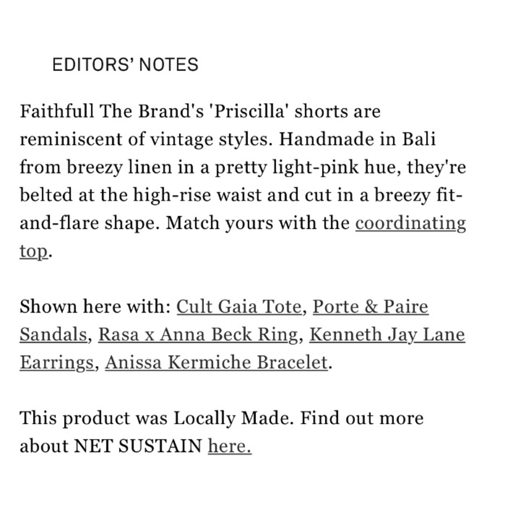 ❤️NWT faithfull the brand priscilla shorts in plain ice pink - Picture 5 of 11